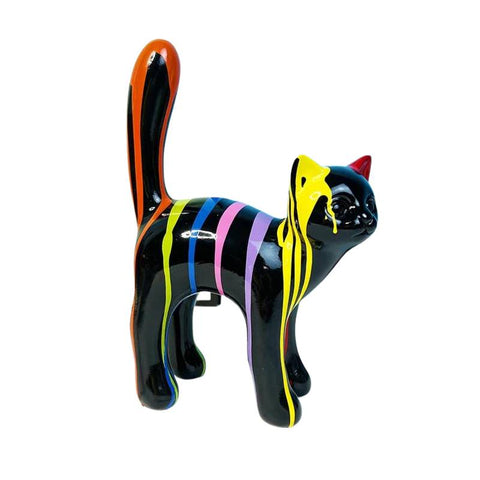 statut chat en resine