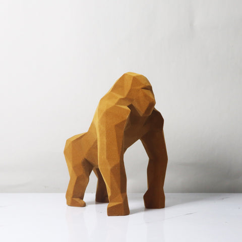 Statua Gorilla Origami 29 cm