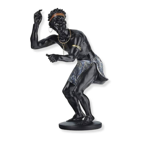 Statuetta<br> Guerriero africano 30 cm