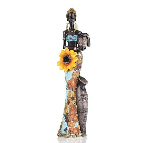 Statua africana<br> Seduto