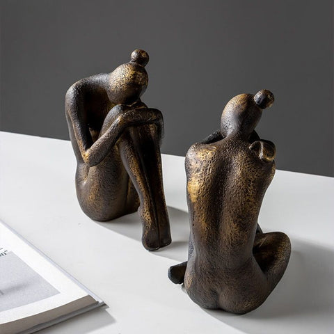 Statuetta Donna seduta 19 cm