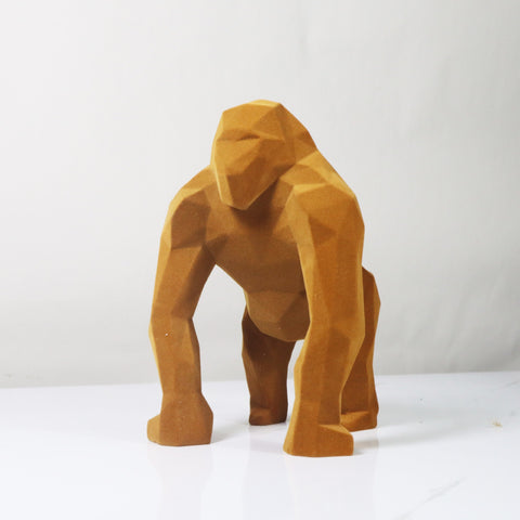 Statua Gorilla Origami 29 cm