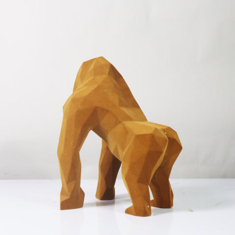 Statua Gorilla Origami 29 cm