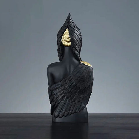 Statua di donna<br> Contemporaneo da 31 a 41 cm