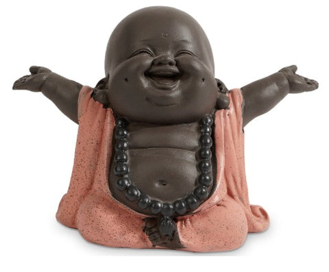 Statua del Buddha che ride Benvenuto 8 cm