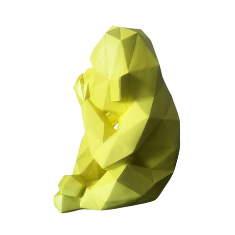 Statua Gorilla Origami da esterno 23 cm