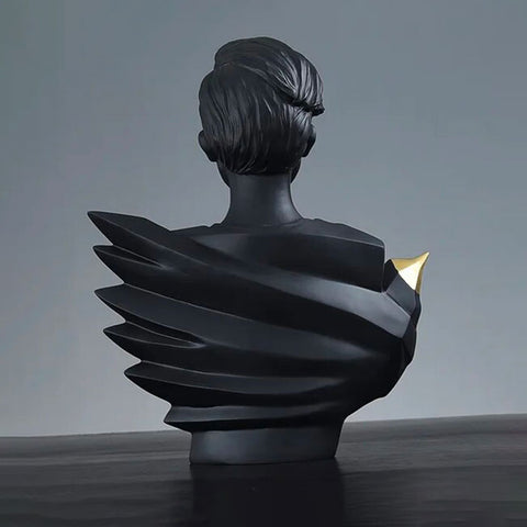 Statua di donna<br> Contemporaneo da 31 a 41 cm