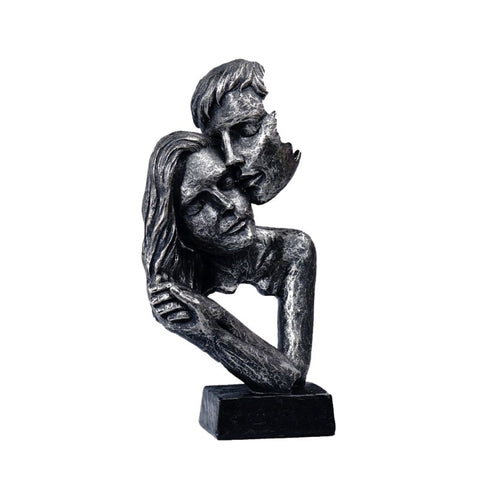Scultura del volto di coppia