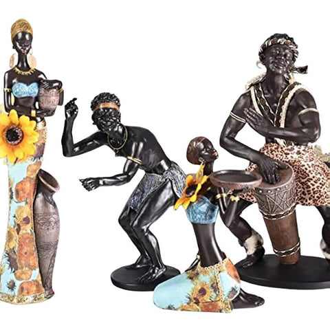 Statua africana<br> Seduto