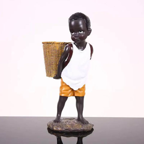 Statuetta nera<br> Africano 28 cm