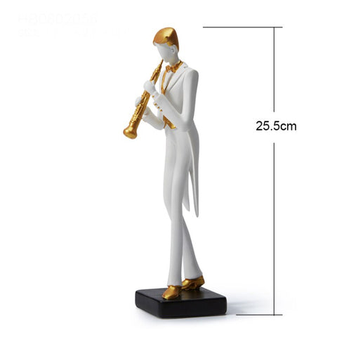 Statua dell'uomo<br> Statuetta del musicista