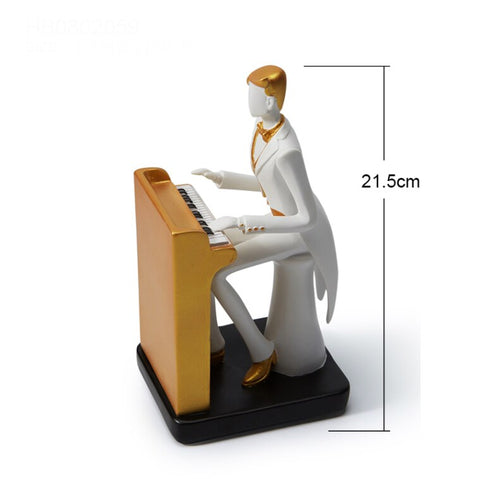 Statua dell'uomo<br> Statuetta del musicista