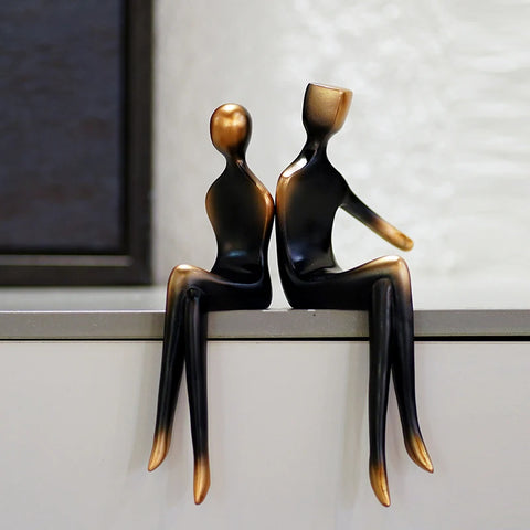 statuette couple moderne