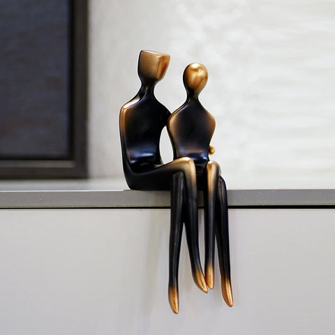 statuette couple moderne