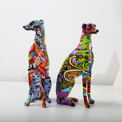 Statua del cane<br> Levriero