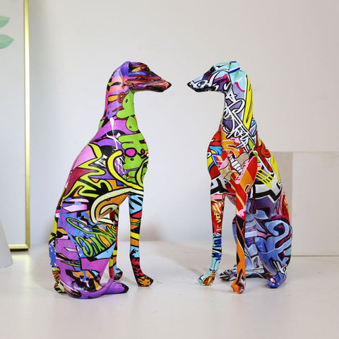 Statua del cane<br> Levriero