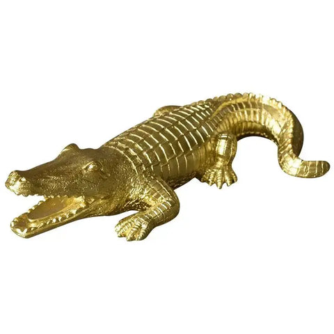 Statua coccodrillo 24 cm in resina