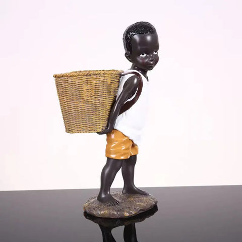 Statuetta nera<br> Africano 28 cm