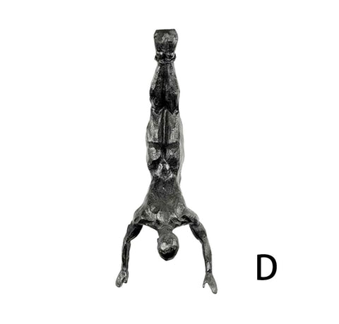 Statuetta atleta arrampicatore