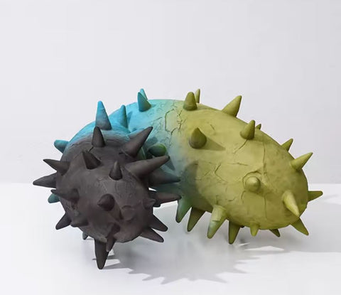 Scultura Cactus Design in resina 36 cm