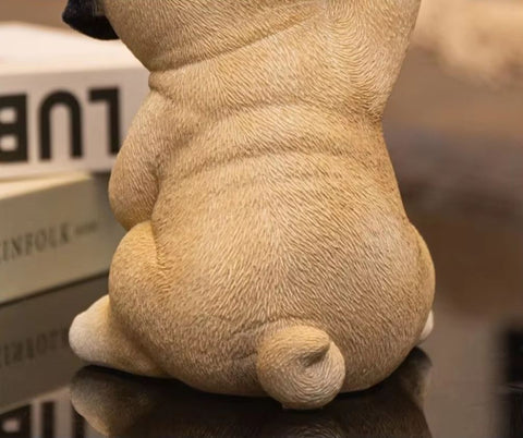 Vassoio statua del cane 22 cm