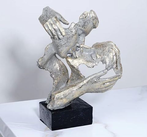 Statua coppia che si bacia 27 cm