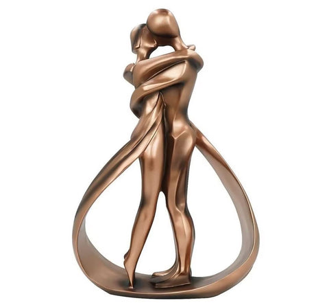 Statua coppia appassionata 25 cm