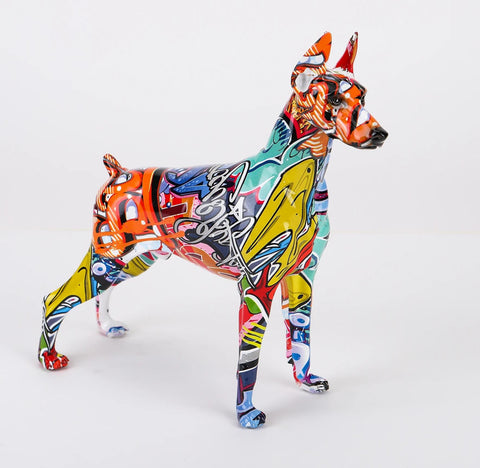 Statua Doberman Popart 22 cm