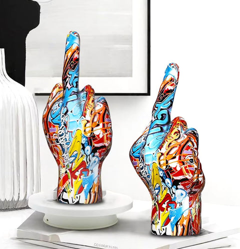 Statua della mano centrale 19 cm