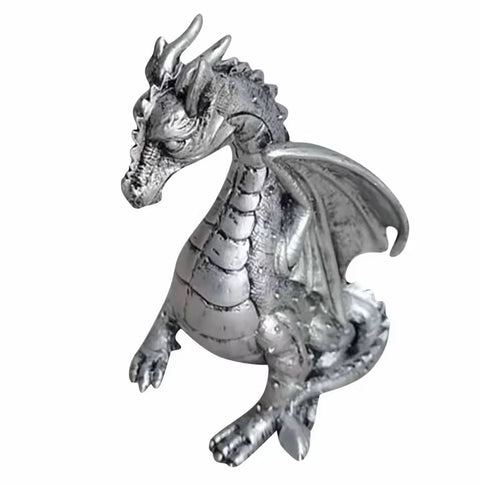 Statua di drago in resina per esterni / giardino 20 cm