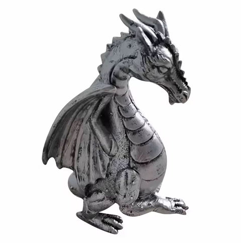 Statua di drago in resina per esterni / giardino 20 cm