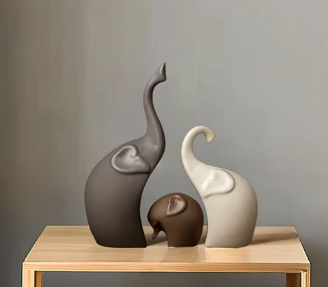 Statua di elefante in stile nordico 24 cm