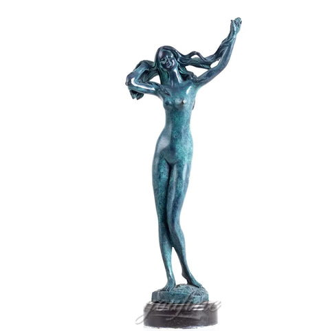 Statua di Donna Nuda in Bronzo 37 cm