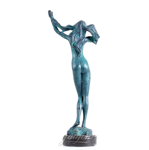Statua di Donna Nuda in Bronzo 37 cm