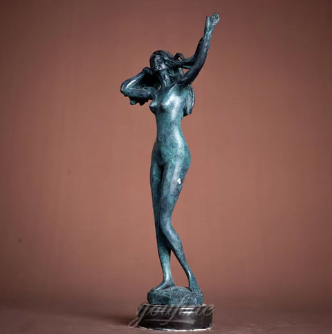 Statua di Donna Nuda in Bronzo 37 cm