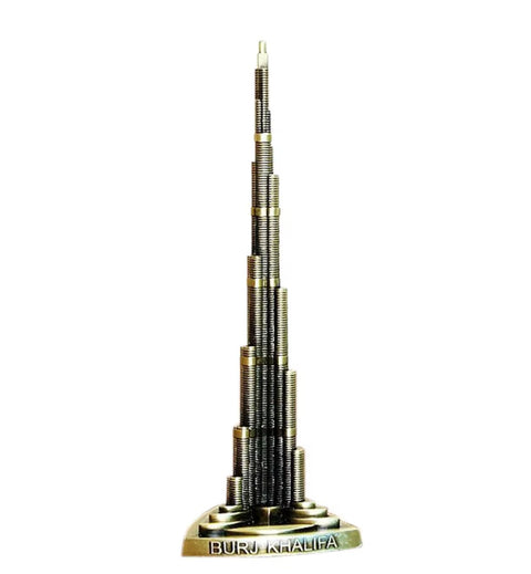 Statua Burj Khalifa / Torre Khalifa in metallo 18 cm