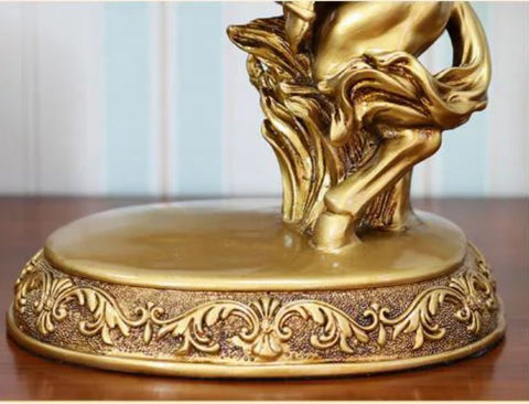 Statua di Napoleone su cavallo d'oro 33 cm