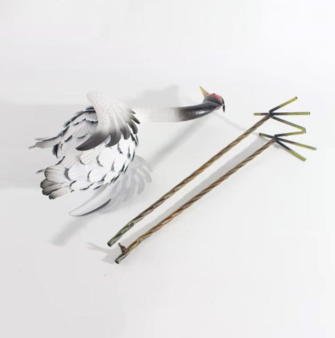 Statua di uccello da esterno/giardino 88 cm