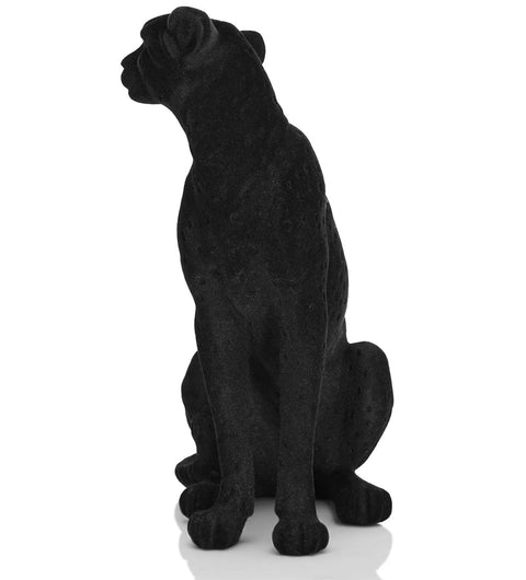 Statua realistica della pantera nera 27 cm