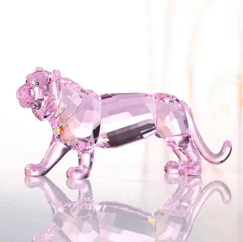 Statuetta Pantera rosa in cristallo 6 cm