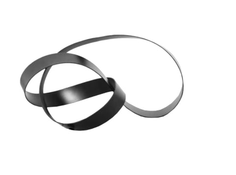 Scultura astratta in metallo nero 14 cm