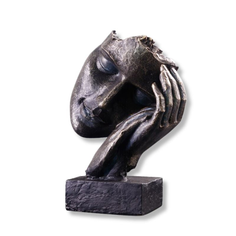 Statuetta Donna Bruciatore Incenso 15 Cm – Scultura In Resina Elegante Per Aromaterapia E Decorazione
