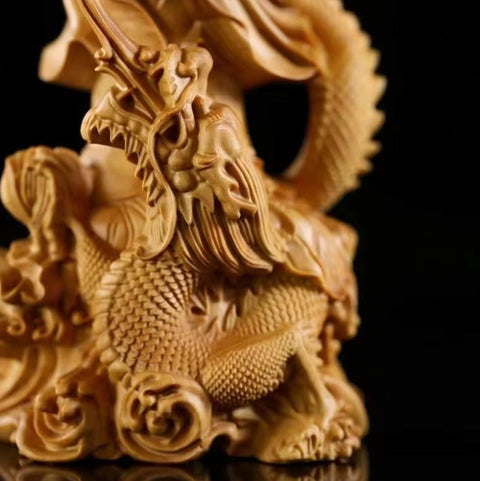 Statua di Buddha in legno 17 cm