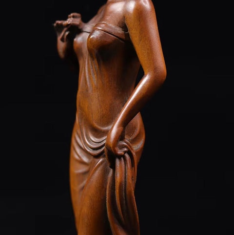 Statua donna in legno 20 cm