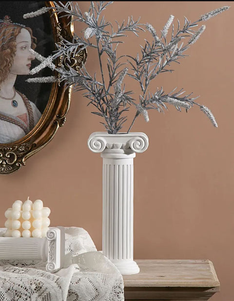 Statua vaso colonna greco/romana 24 cm