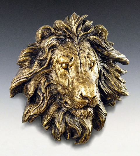 Statua da muro leone 38 cm