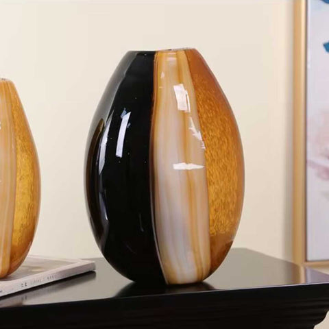 Vaso in vetro di design, 33 cm