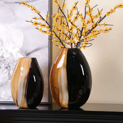 Vaso in vetro di design, 33 cm