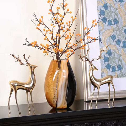 Vaso in vetro di design, 33 cm