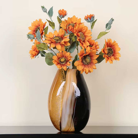 Vaso in vetro di design, 33 cm